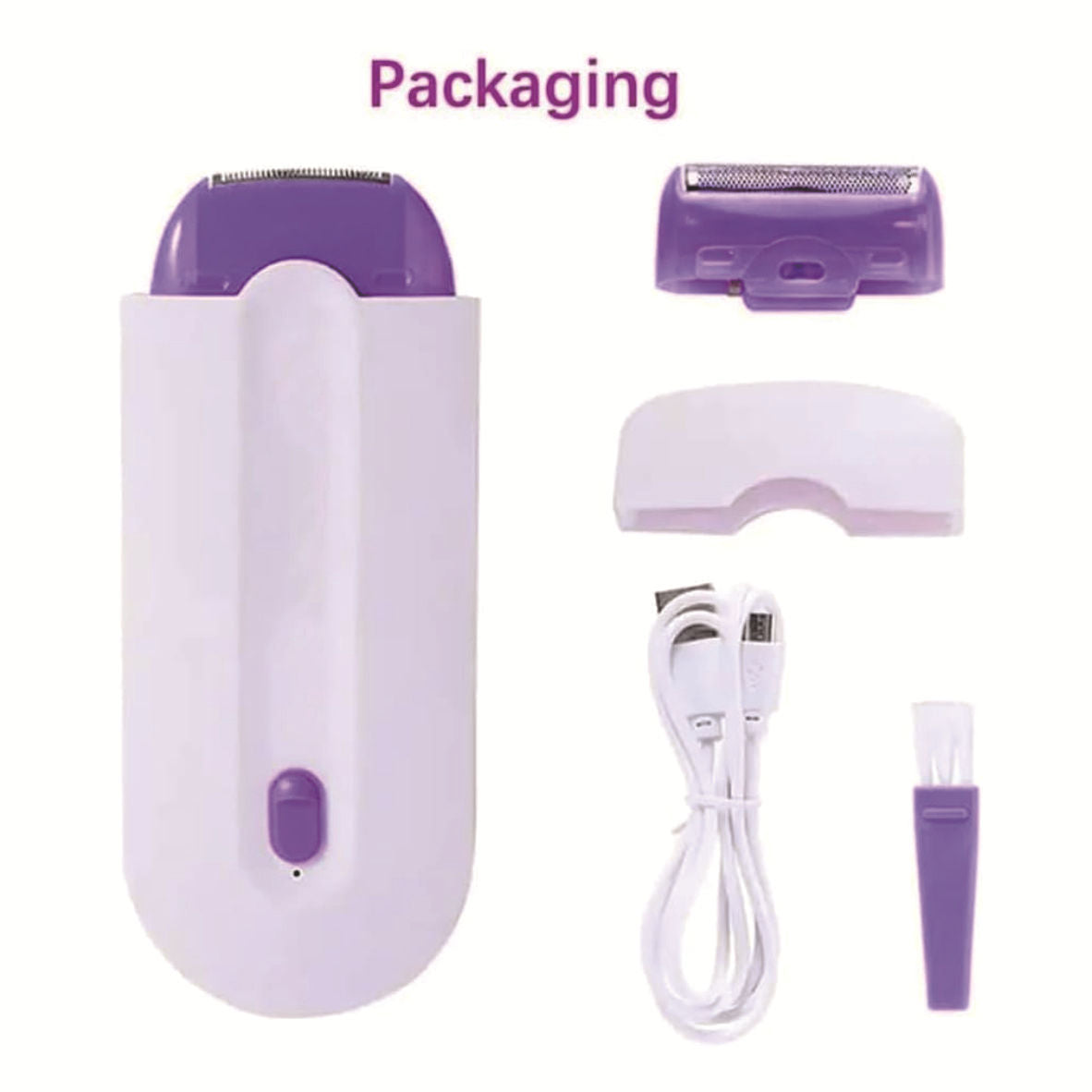 Touch sensor hair remover