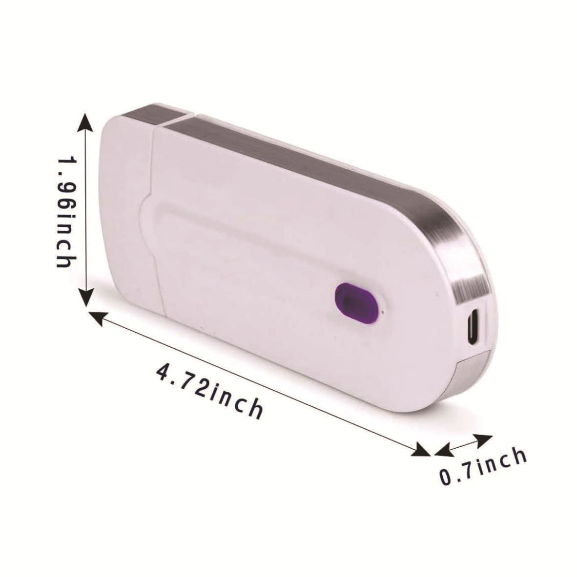 Touch sensor hair remover