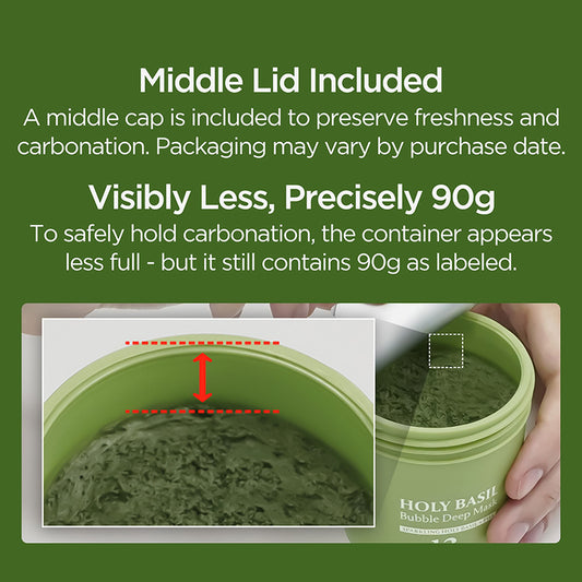 Holy Basil Deep Bubble  Mask