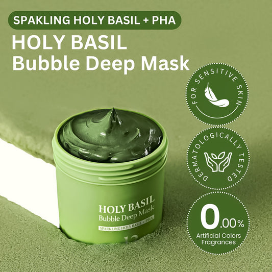 Holy Basil Deep Bubble  Mask