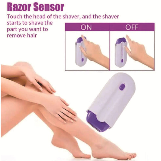 Touch sensor hair remover